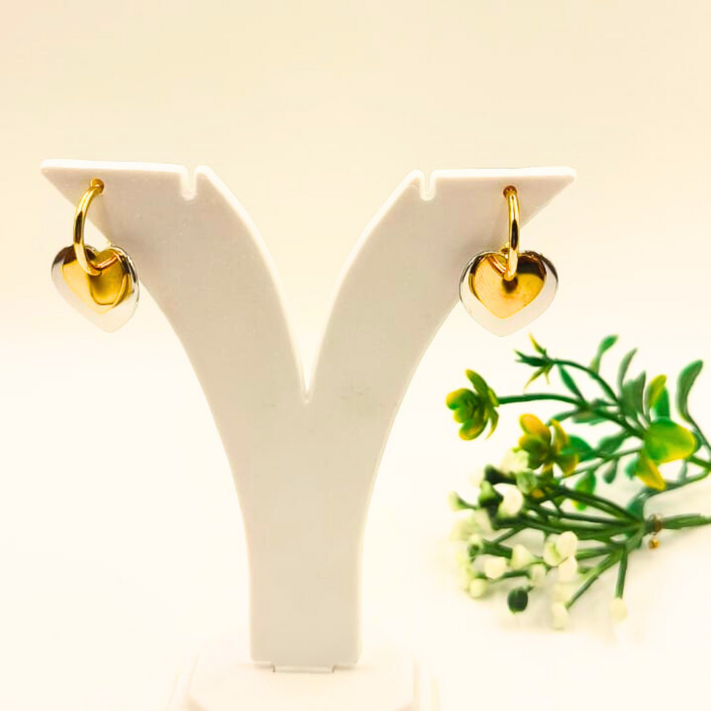 Heart Shape Anti Turnish Earring.