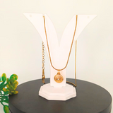 Anti Turnish Chain With Small Pendent