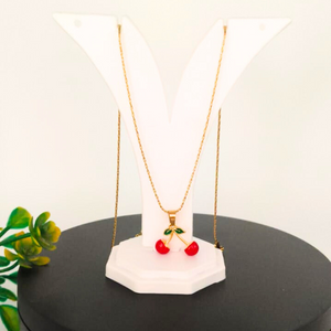 Anti Turnish Chain With Red Cheery Pendent