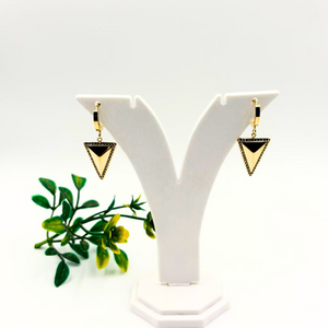 Anti Turnish Deep Triangle Shape Earring
