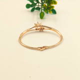 Rose Gold Plate With American Diamond