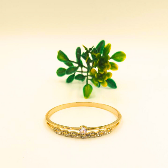 American Diamond Gold Plated Bracelet For Gorgeous