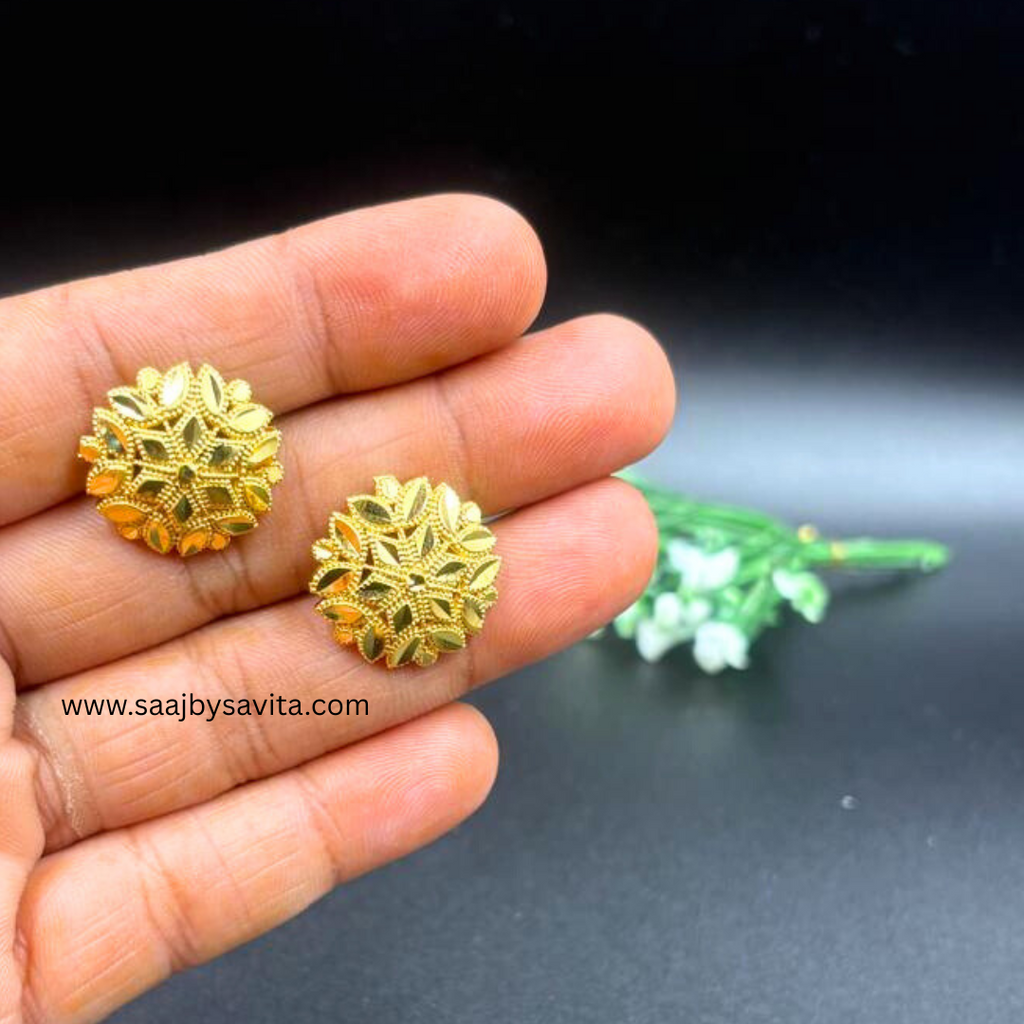 Simple Gold Plated Earring