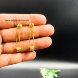 Unique Design Of Hanging  Gold Plated Earring