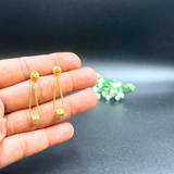 Unique Design Of Hanging  Gold Plated Earring