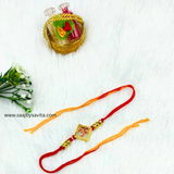 Meenakari Om Rakhi