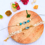 Evil Eye Rakhi Combo For Your Bhaiya & Bhabhi