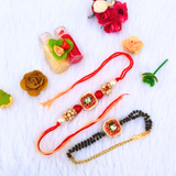 Kundan Rakhi For Your Bhaiya And Bhabhi ...