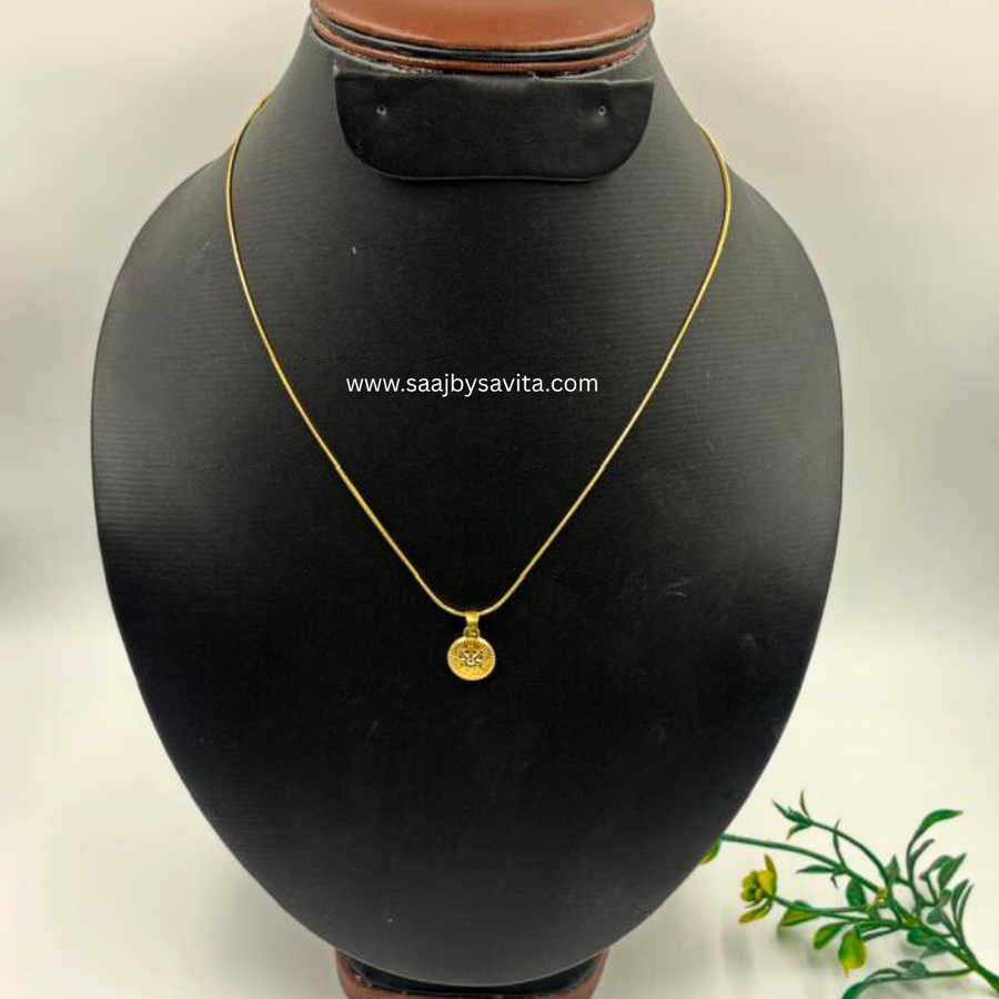 Cute Small Pendant Anti Tarnish Chain For Gorgeous Look