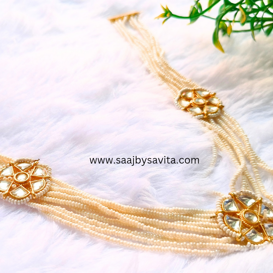 Kundan Seeds Beads Necklace