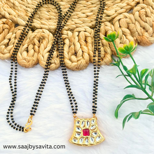 Graceful traditional Kundan Mangalsutra
