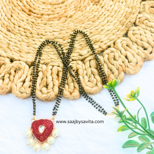 Meenakari Kundan Magalsutra