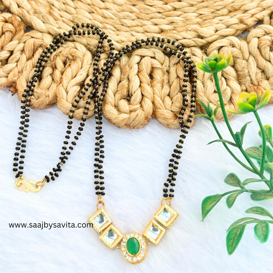 Green Ad Kundan Magalsutra