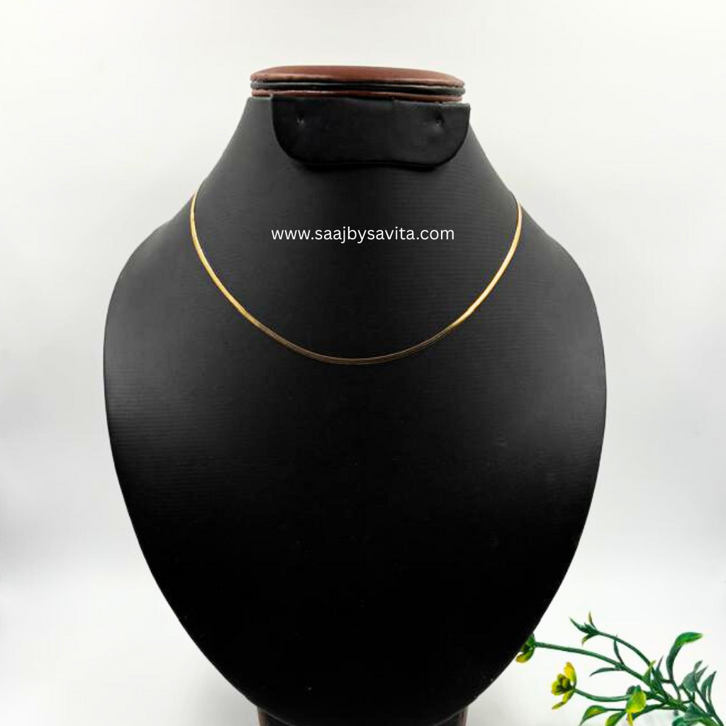 Gold Plated Stainless Steel Anti Tarnish Snake Chain