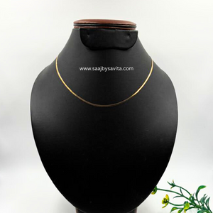 Gold Plated Stainless Steel Anti Tarnish Snake Chain