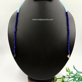 Unique Little Magnetic Heart  Pendant With Sky & Blue Color Beads One Line Neck piece For Girls