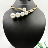 Pearl Unique Design Hasli Necklace
