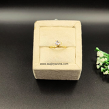 Anti Tarnish  Gorgeous One Drop Stone  Work  Ring Elegant Look