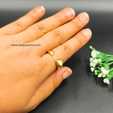 Tringle Shape Anti Tarnish Ring Elegant Design