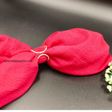 Graceful American Diamond Ring Gold Polish